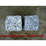 Granitpflaster 4 x 6 cm - Granit - weiss / schwarz / grau - BIG BAG - ca. 8,5m² - ca.1t