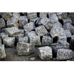 Granitpflaster 8 x 11 cm - Granit - weiss / schwarz / grau - BIG BAG - ca. 4,5m² - ca.1t