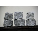 Granitpflaster 8 x 11 cm - Granit - weiss / schwarz / grau - lose - ca. 4,5m² - ca.1t