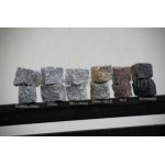 Granitpflaster 4 x 6 cm - Granit - weiss / schwarz / grau - lose - ca. 8,5m² - ca.1t