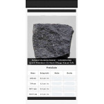 Granitpflaster 8 x 11 cm - Granit - schwarz - BIG BAG - ca. 4,5m² - ca.1t
