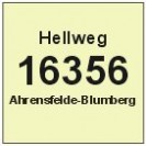16356 Ahrensfelde-Blumberg
