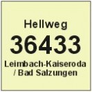 36433 Leimbach-Kaiseroda - Bad Salzungen