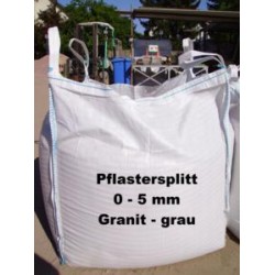 Splitt 0 - 2 mm - Granit - grau - BIG BAG - 0,5m³ - ca.850kg